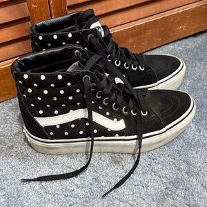 Vans Platform High Tops Polka Dot M5.5 W7 37